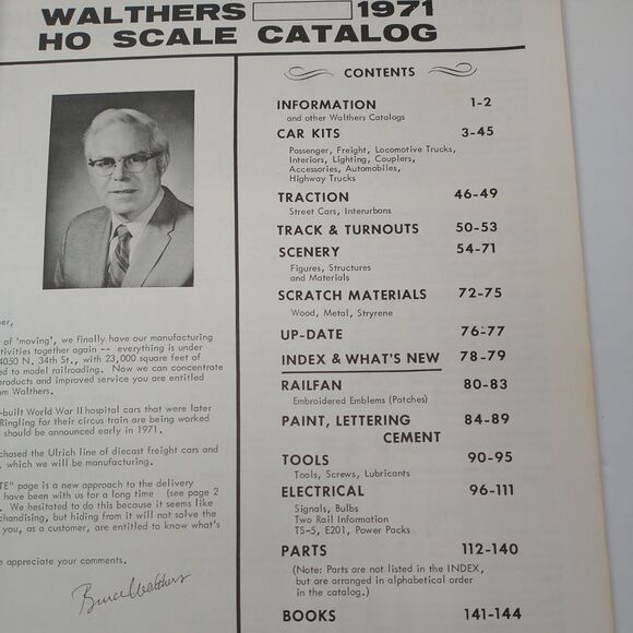2 Walthers HO Catalogs 1969 and 1971 Model Railroad Reference Books Vintage - Picture 7 of 9